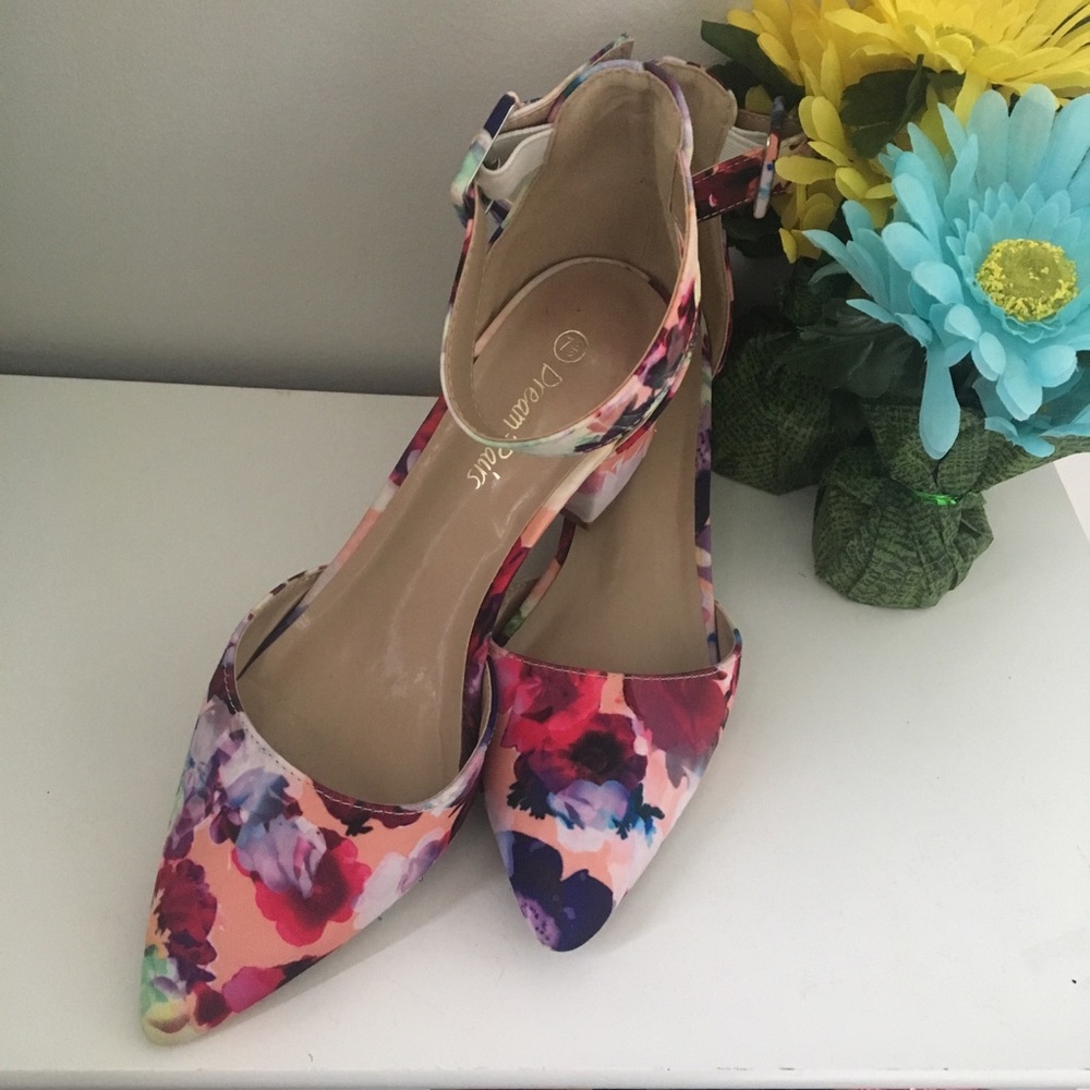 Classy Spring Floral Heel